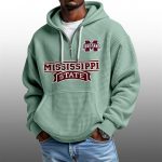 2026 Mississippi State Waffle Zip Hoodie