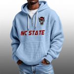 2026 NC State Wolfpack Waffle Zip Hoodie