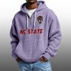 2026 NC State Wolfpack Waffle Zip Hoodie