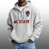 2026 NC State Wolfpack Waffle Zip Hoodie 4