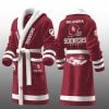 2026 Okalahoma Snooners Football EST 1895 Fleece Bathrobe 1 1