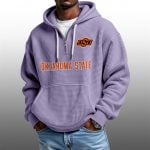 2026 Oklahoma State Waffle Zip Hoodie