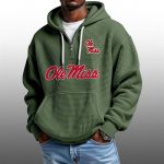 2026 Ole Miss Waffle Zip Hoodie