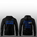 2026 Panthers Inspire Change Freedom Justice Hoodie