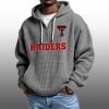 2026 Red Raiders Waffle Zip Hoodie 2