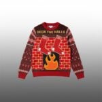 2026 Red Sox Deck the Halls Ugly Sweater