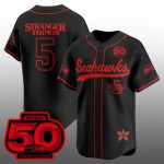 2026 Seattle Seahawks Stranger Things 5 EST 1976 50Th Jersey