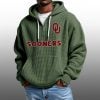 2026 Sooners Waffle Zip Hoodie 1