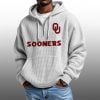 2026 Sooners Waffle Zip Hoodie 4