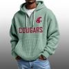 2026 State Cougars Waffle Zip Hoodie 2
