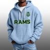 2026 State Rams Waffle Zip Hoodie 1