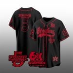 2026 Steelers Stranger Things 6x Bowl Champions Jersey