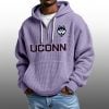 2026 UConn Waffle Zip Hoodie 3