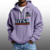 2026 UTSA Roadrunners Waffle Zip Hoodie 1