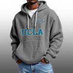 2026 Ucla Bruins Waffle Zip Hoodie