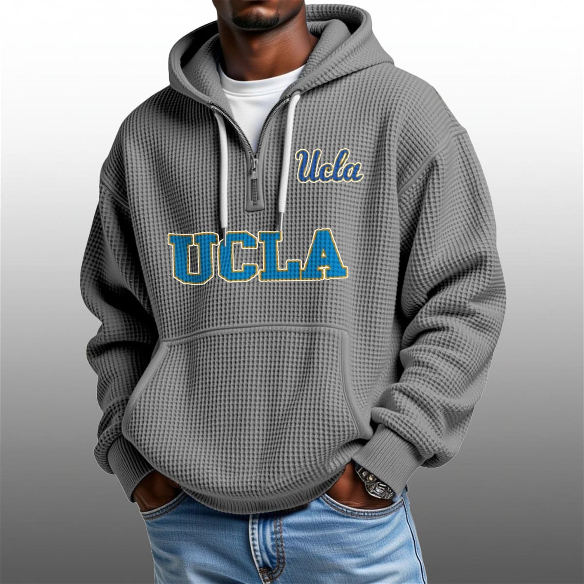 2026 Ucla Bruins Waffle Zip Hoodie 1 2026 Ucla Bruins Waffle Zip Hoodie 1