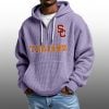 2026 Usc Trojans Waffle Zip Hoodie 3