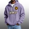 2026 WMU Broncos Waffle Zip Hoodie 1
