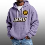 2026 WMU Broncos Waffle Zip Hoodie