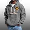 2026 WMU Broncos Waffle Zip Hoodie 8 2026 WMU Broncos Waffle Zip Hoodie 4