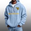 2026 West Virginia Waffle Zip Hoodie 2