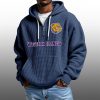 2026 Western Illinois Waffle Zip Hoodie 4