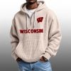 2026 Wisconsin Badgers Waffle Zip Hoodie 10 2026 Wisconsin Badgers Waffle Zip Hoodie 1