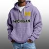 2026 Wolverines Waffle Zip Hoodie 9 2026 Wolverines Waffle Zip Hoodie