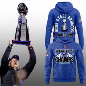 Boise State Broncos 2025 Mountain West Conference Champions Hoodie 1
