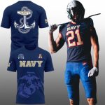 2025 Navy Midshipmen x 250th Birthday USMC Shirt
