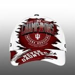 Hoosiers 2025 Big Ten Football Champions Never Daunted Cap