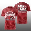 26 Georgia Southeastern Conference Champions Back To Back Shirt