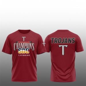 13 Troy Trojans Sun Belt Champions 2025 Celebrating Shirt