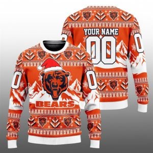2025 Bears Custom Ugly Christmas Sweater 1 1