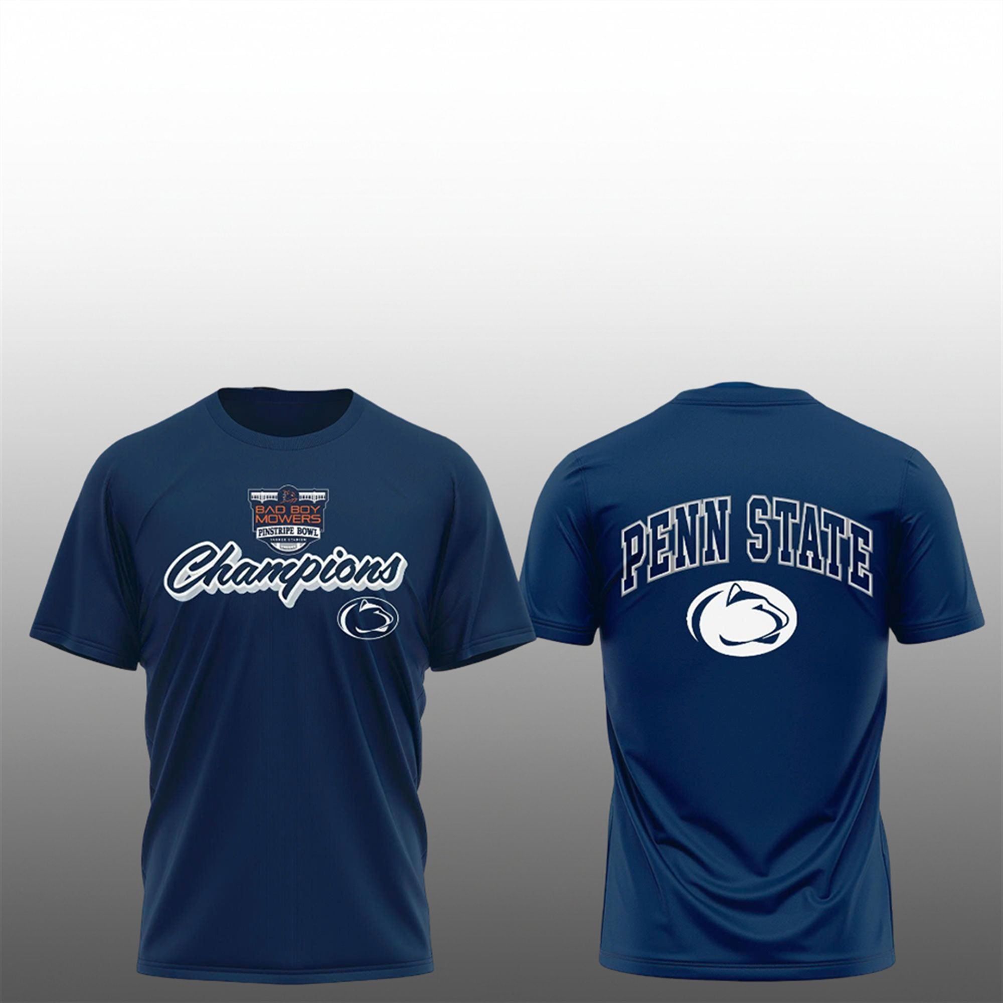 2026 Penn State Bad Boy Mowers Pinstripe Bowl Shirt 3 3 2026 Penn State Bad Boy Mowers Pinstripe Bowl Shirt