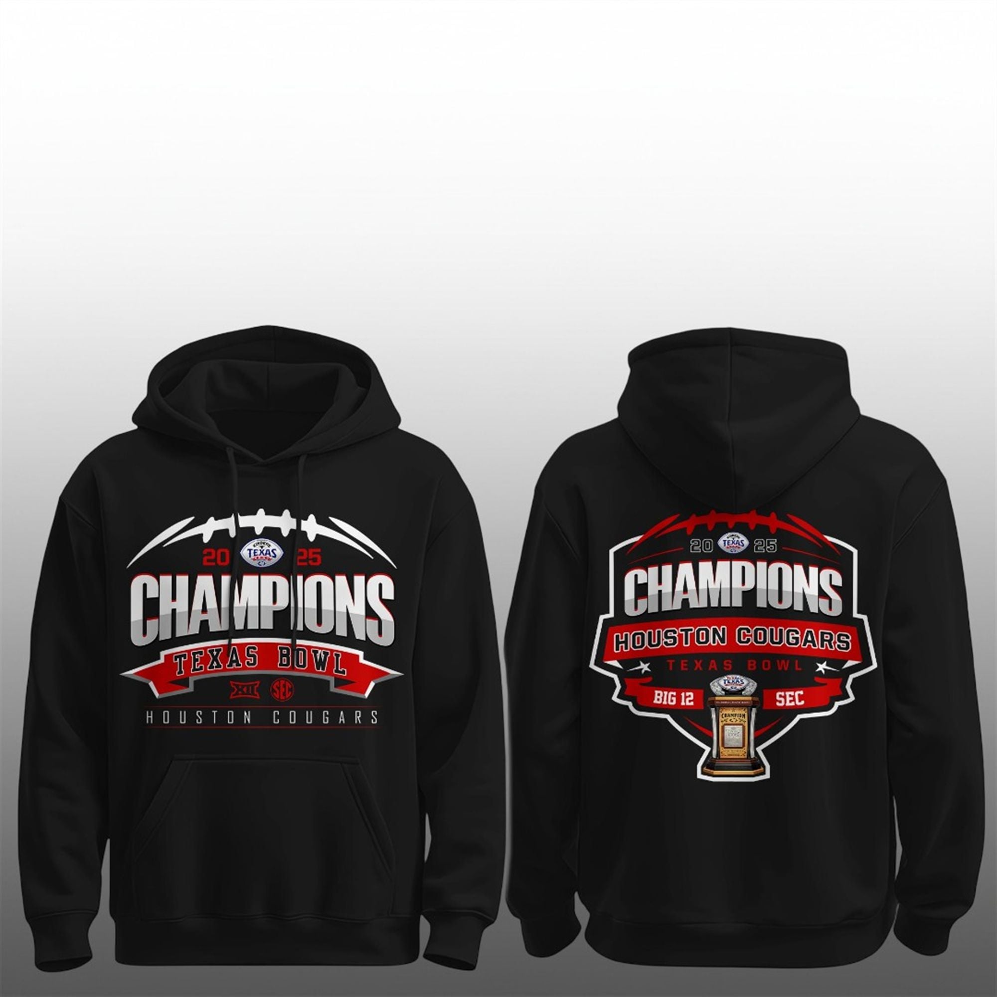 Houston Cougars 2025 Texas Bowl Champions Shirt 3 3 Houston Cougars 2025 Texas Bowl Champions Hoodie