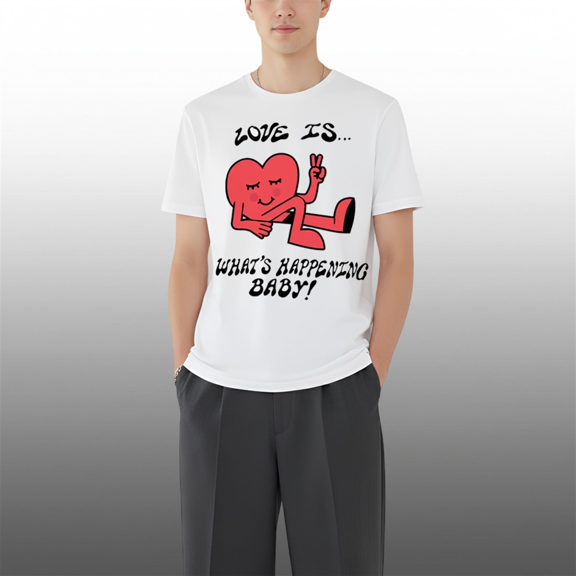 Love is What's Happening Baby Shirt 3 3 Love is Whats Happening Baby Shirt