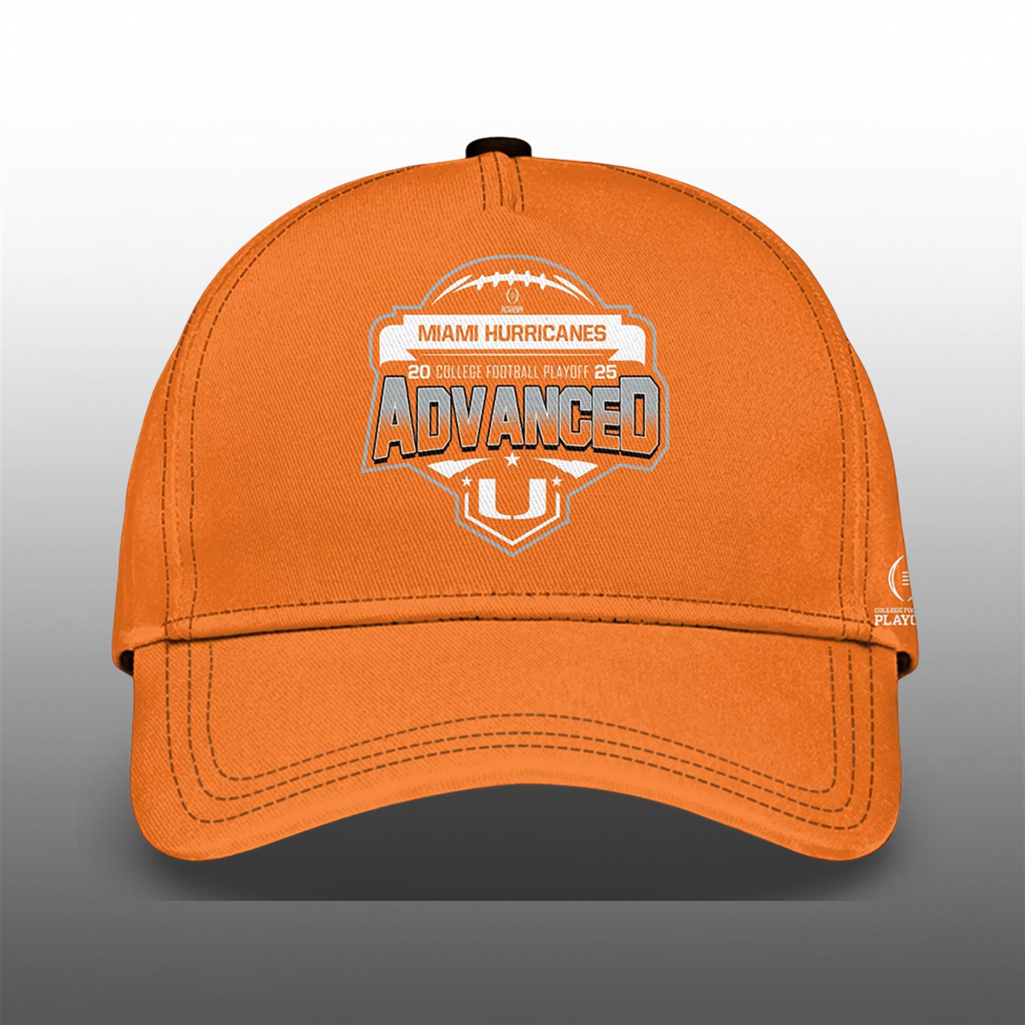 Miami Hurricanes 2025 College Football Playoff Jersey 4 3 Miami Hurricanes 2025 College Football Playoff Hat