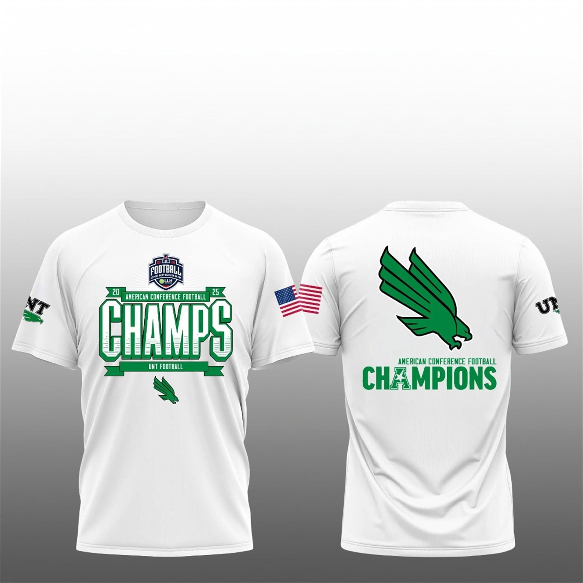 UNT Football 2025 American Conference Football Champions Shirt 3 3 UNT Football 2025 American Conference Football Champions Shirt