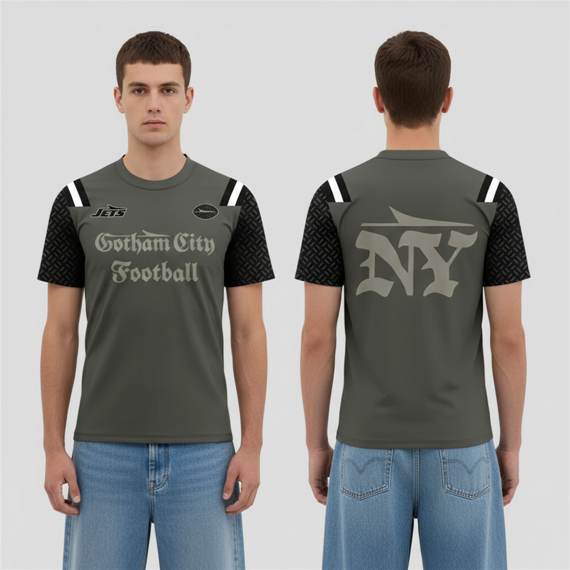 2025 NY Jets Gotham City Football Shirt 4 4 2025 NY Jets Gotham City Football Shirt
