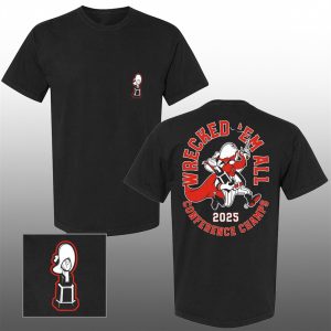 Texas Tech Red Raiders Wreck Em All 2025 Conference Champs Shirt 1