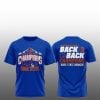 5 Boise State Broncos 2025 Mountain West Champions Back2Back Shirt