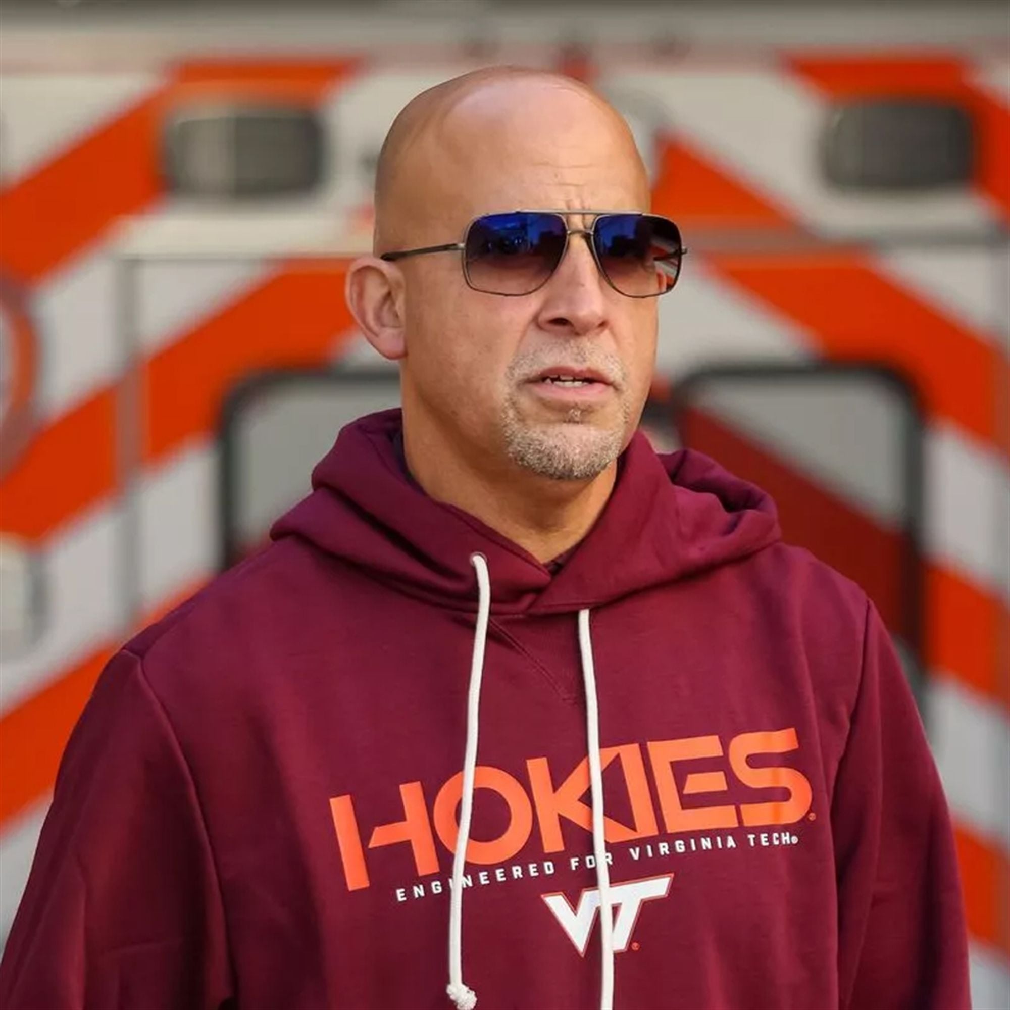 5 Coach James Franklin Virginia Tech Hokies 2025 Hoodie