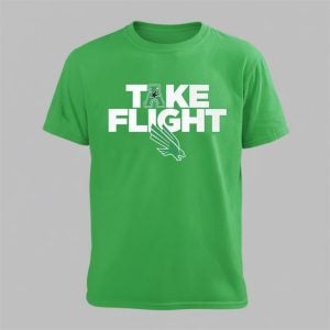 0 2025 UNT Football Take Flight Shirt 1