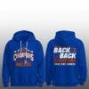6 Boise State Broncos 2025 Mountain West Champions Back2Back Hoodie