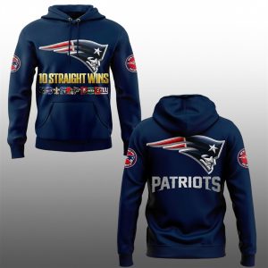 0 2025 Patriots TEN Wins In A Row For The Pats Hoodie