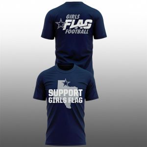 1 Cowboys Support Girls Flag 2025 Shirt
