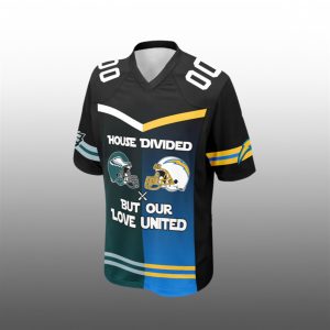 Eagles x Chargers House Divided But Our Love United Jersey 1 1