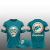 2026 Miami Dolphins 60th Anniversary Celebration Shirt