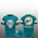 2026 Miami Dolphins 60th Anniversary Celebration Shirt